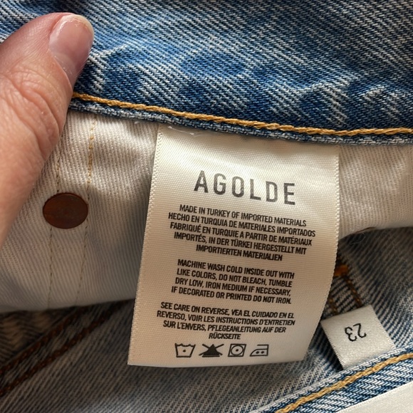 Agolde Parker Vintage Cut Off Short - Picture 10 of 14